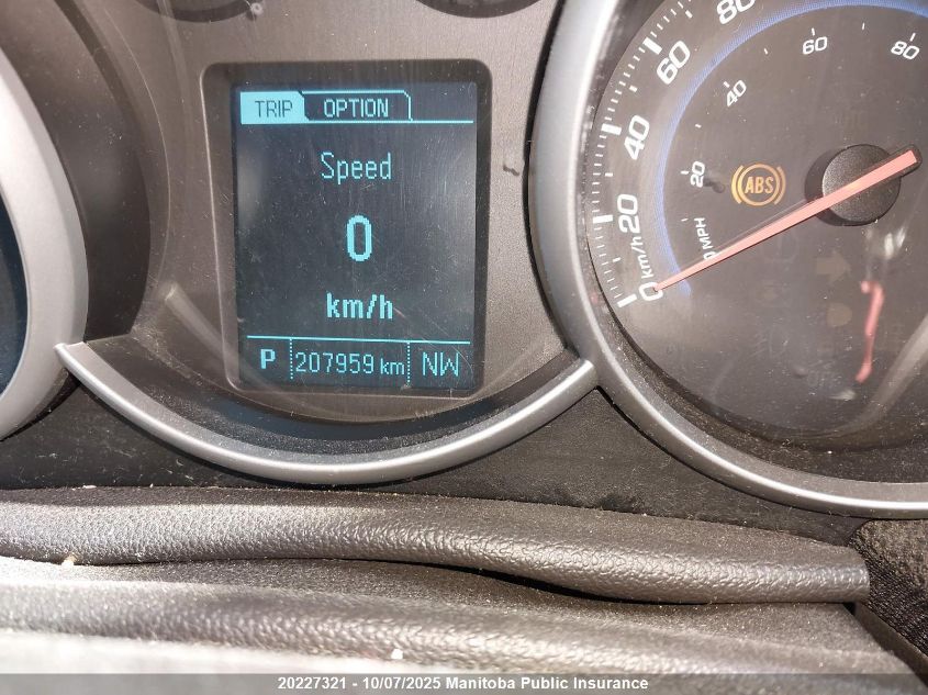 2014 Chevrolet Cruze Lt Turbo VIN: 1G1PC5SB7E7130544 Lot: 20227321