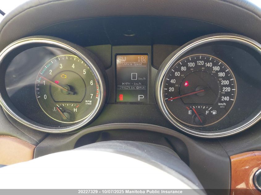 2011 Jeep Grand Cherokee Overland VIN: 1J4RR6GT9BC536229 Lot: 20227329