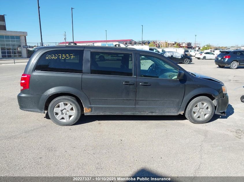 2012 Dodge Grand Caravan Se VIN: 2C4RDGBG7CR284834 Lot: 20227337
