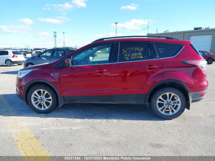 2017 Ford Escape Se VIN: 1FMCU9G90HUB54766 Lot: 20227340