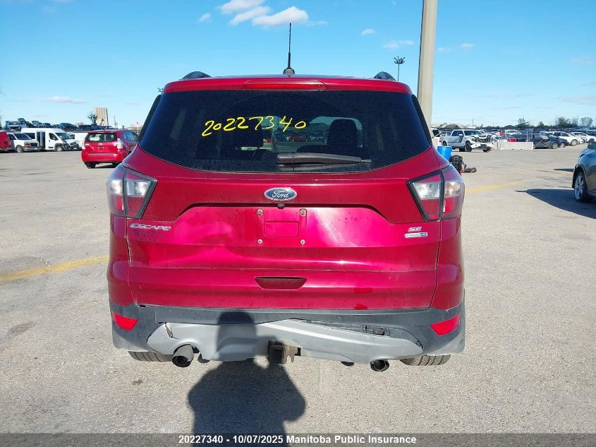 2017 Ford Escape Se VIN: 1FMCU9G90HUB54766 Lot: 20227340