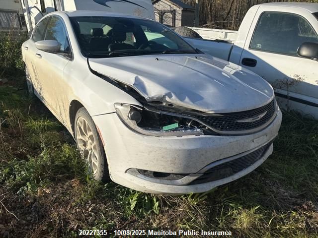 2015 Chrysler 200 C V6 VIN: 1C3CCCEG1FN593024 Lot: 20227355