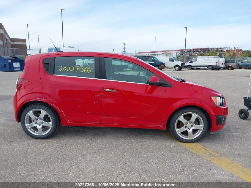 2012 Chevrolet Sonic Ltz VIN: 1G1JF6SBXC4159327 Lot: 20227366
