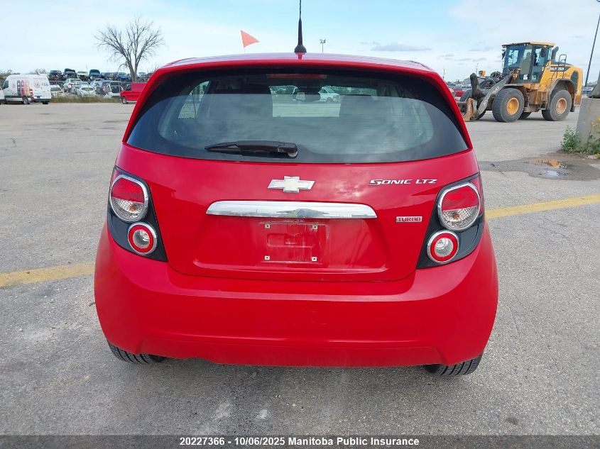 2012 Chevrolet Sonic Ltz VIN: 1G1JF6SBXC4159327 Lot: 20227366