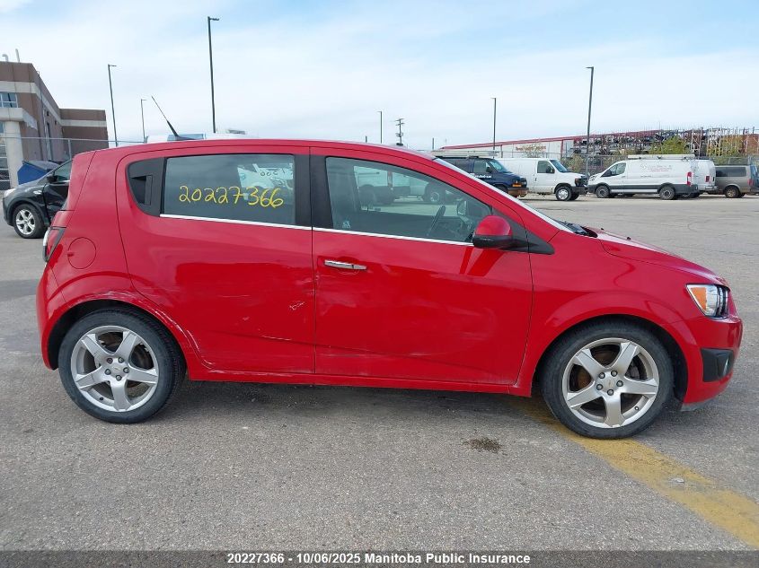 2012 Chevrolet Sonic Ltz VIN: 1G1JF6SBXC4159327 Lot: 20227366