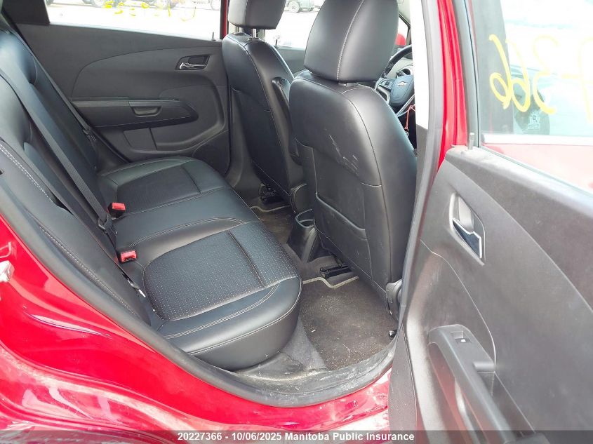 2012 Chevrolet Sonic Ltz VIN: 1G1JF6SBXC4159327 Lot: 20227366