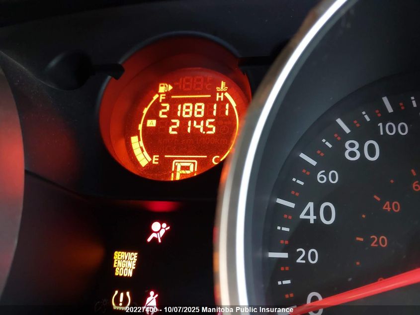 2009 Nissan Rogue S VIN: JN8AS58T19W056411 Lot: 20227400