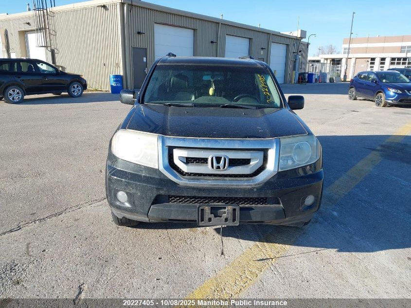 2011 Honda Pilot Touring VIN: 5FNYF4H98BB015975 Lot: 20227405