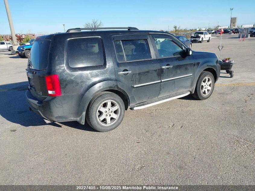2011 Honda Pilot Touring VIN: 5FNYF4H98BB015975 Lot: 20227405