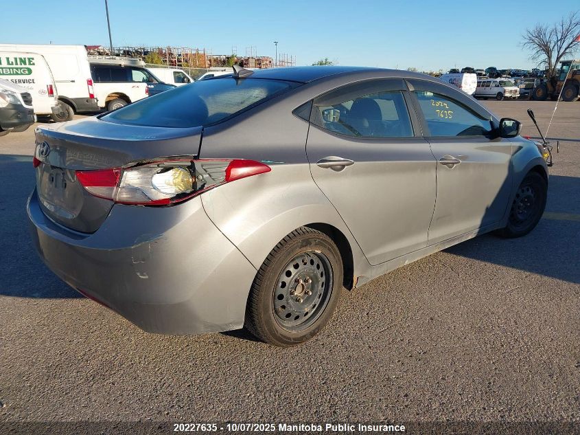 2013 Hyundai Elantra Limited VIN: 5NPDH4AE2DH260288 Lot: 20227635