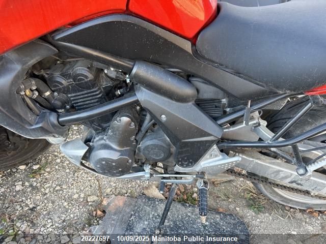 2007 Kawasaki Kle650 Versys VIN: JKALEEA157A005082 Lot: 20227697