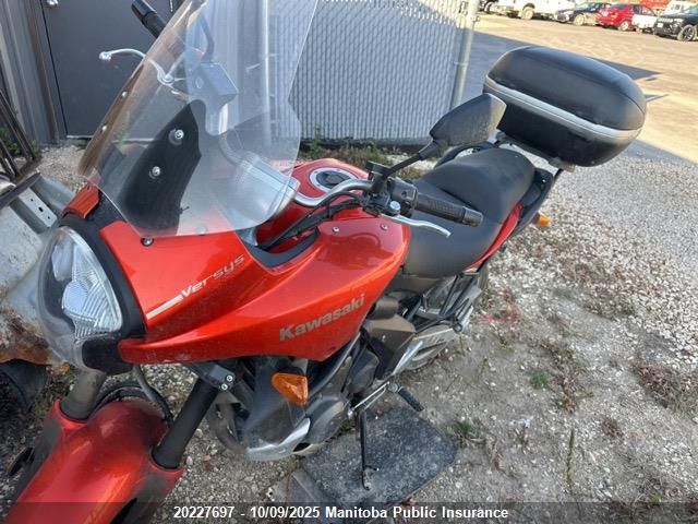 2007 Kawasaki Kle650 Versys VIN: JKALEEA157A005082 Lot: 20227697
