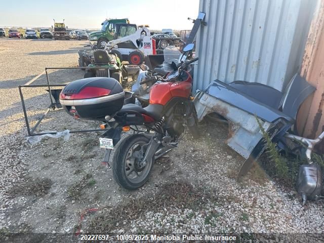 2007 Kawasaki Kle650 Versys VIN: JKALEEA157A005082 Lot: 20227697