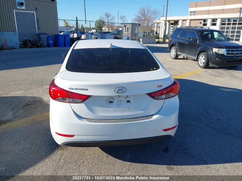 2014 Hyundai Elantra Gl VIN: 5NPDH4AE8EH517360 Lot: 20227731