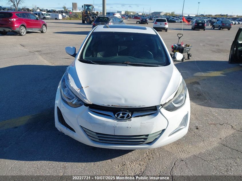 2014 Hyundai Elantra Gl VIN: 5NPDH4AE8EH517360 Lot: 20227731