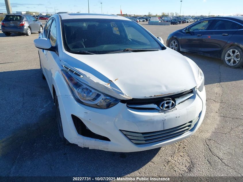 2014 Hyundai Elantra Gl VIN: 5NPDH4AE8EH517360 Lot: 20227731