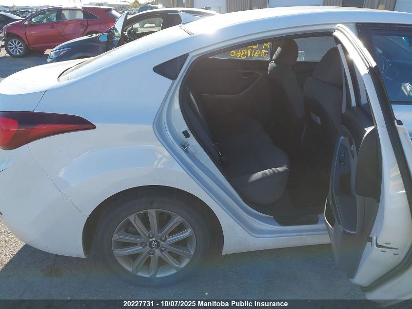 2014 Hyundai Elantra Gl VIN: 5NPDH4AE8EH517360 Lot: 20227731