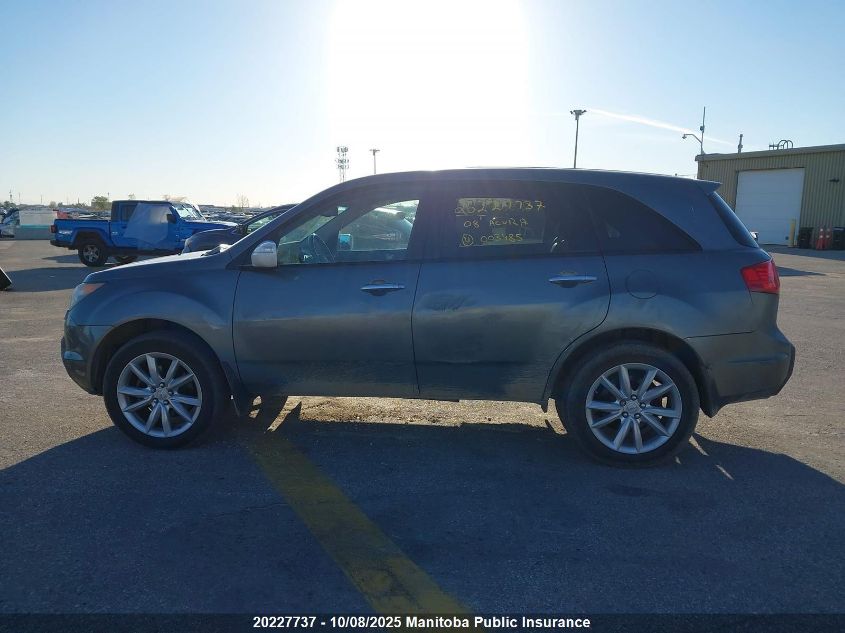 2008 Acura Mdx VIN: 2HNYD28258H003485 Lot: 20227737