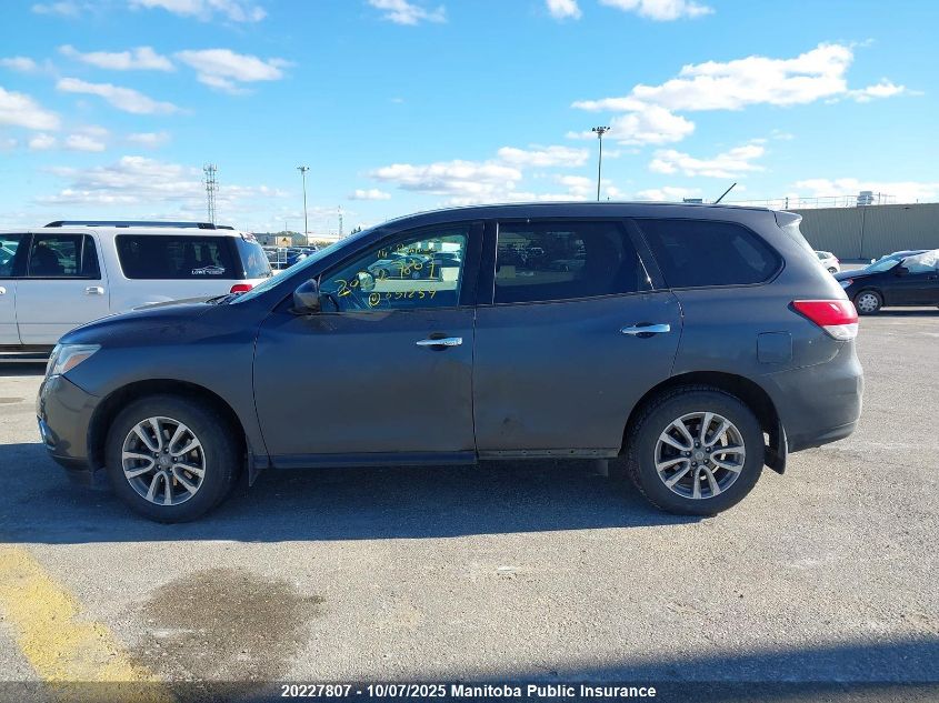 2014 Nissan Pathfinder S VIN: 5N1AR2MM1EC651254 Lot: 20227807