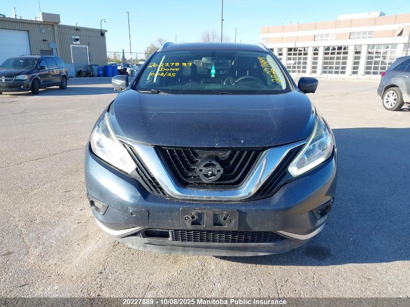 2016 Nissan Murano Platinum VIN: 5N1AZ2MH0GN138605 Lot: 20227889