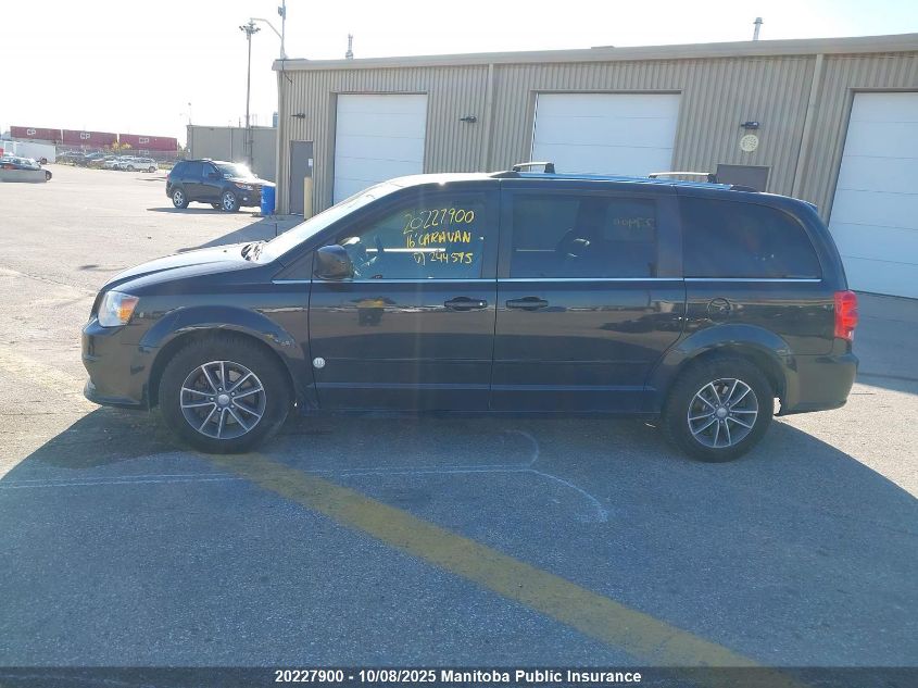 2016 Dodge Grand Caravan Sxt VIN: 2C4RDGBG5GR244595 Lot: 20227900