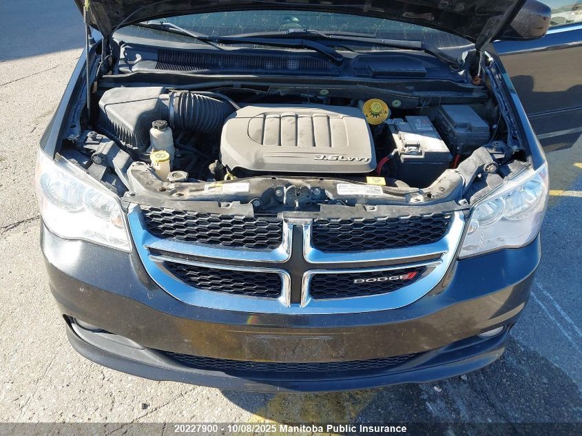 2016 Dodge Grand Caravan Sxt VIN: 2C4RDGBG5GR244595 Lot: 20227900