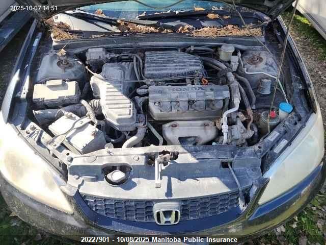 2004 Honda Civic Lx VIN: 1HGEM21504L810640 Lot: 20227901