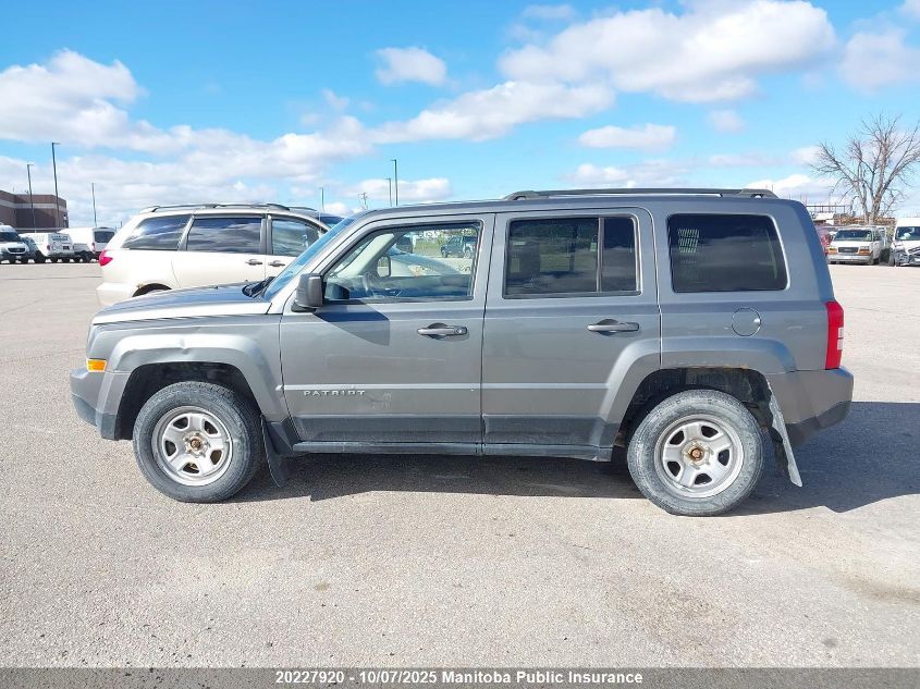 2013 Jeep Patriot VIN: 1C4NJRAB8DD114334 Lot: 20227920