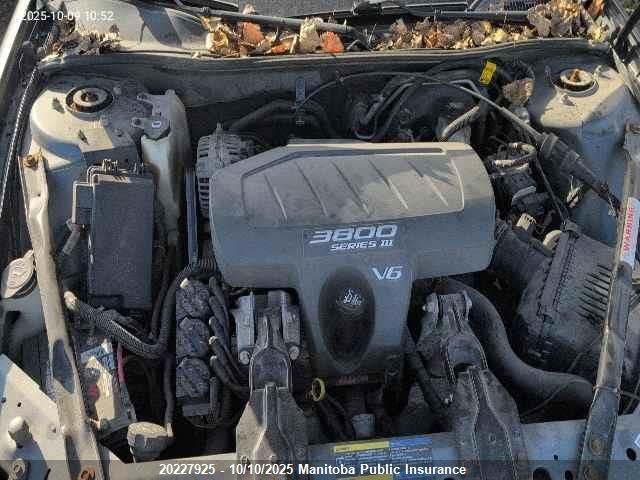 2005 Pontiac Grand Prix VIN: 2G2WP522851280834 Lot: 20227925