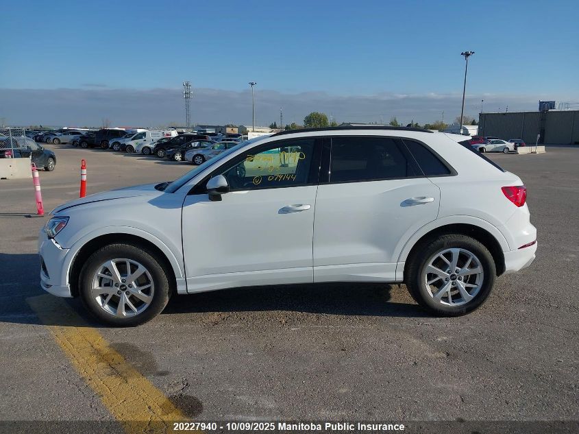 2025 Audi Q3 40 2.0 Tfsi VIN: WA1AUCF36S1079144 Lot: 20227940