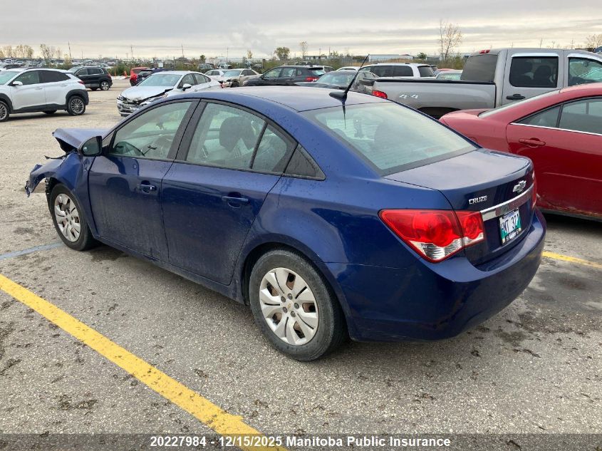 2013 Chevrolet Cruze Ls VIN: 1G1PL5SH7D7282620 Lot: 20227984