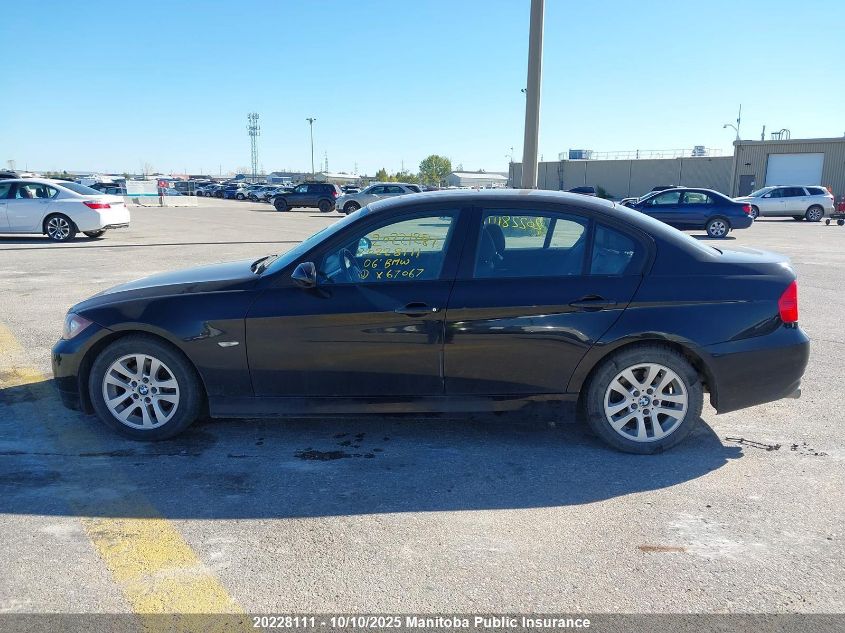 2006 BMW 325I VIN: WBAVB13586KX67067 Lot: 20228111
