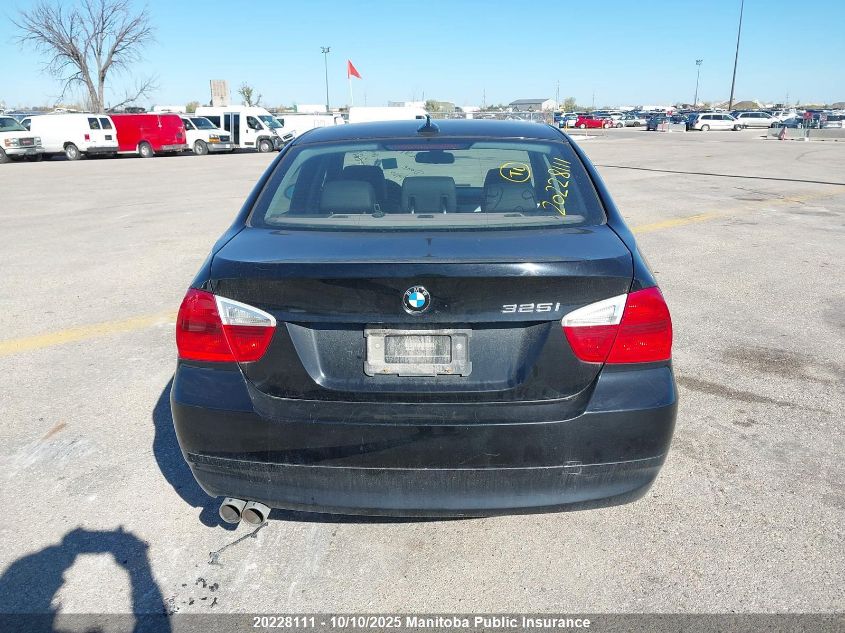 2006 BMW 325I VIN: WBAVB13586KX67067 Lot: 20228111