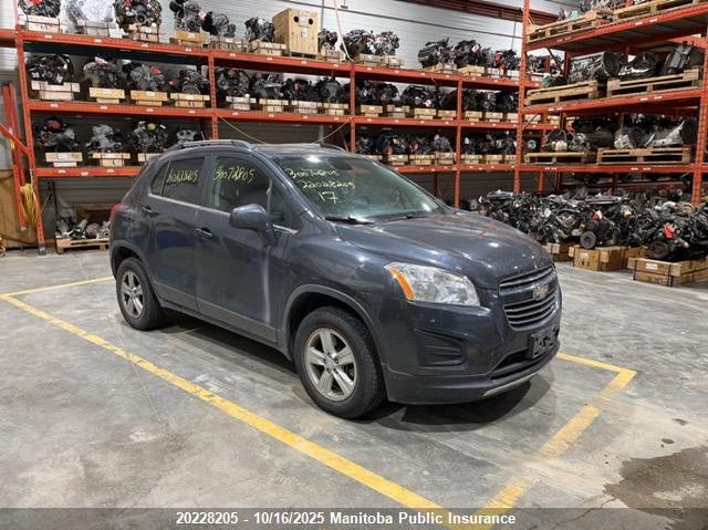 3GNCJPSB5GL140616 2016 Chevrolet Trax Lt auction photo 1
