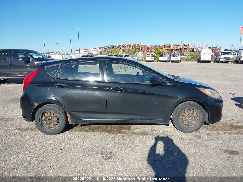 2013 Hyundai Accent Gl VIN: KMHCT5AE1DU076560 Lot: 20228222