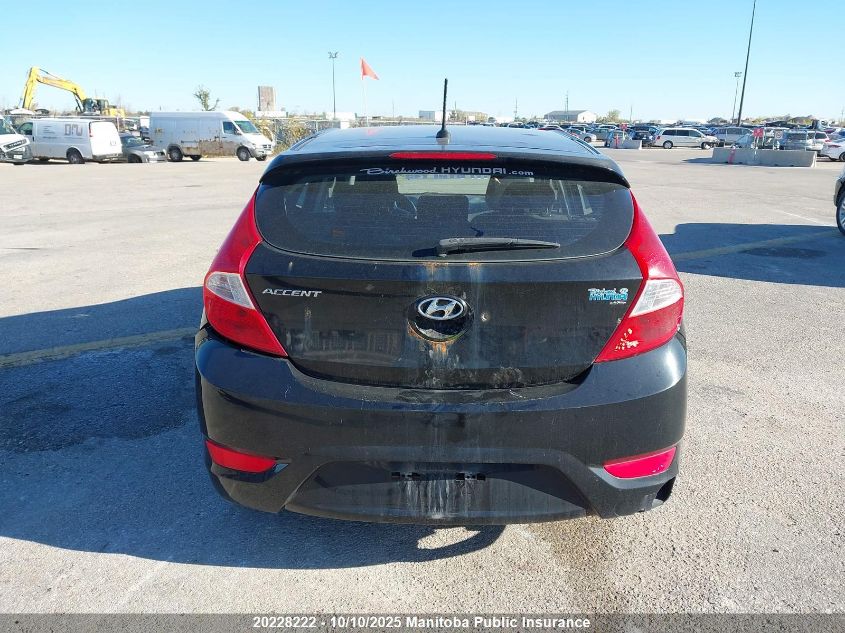 2013 Hyundai Accent Gl VIN: KMHCT5AE1DU076560 Lot: 20228222