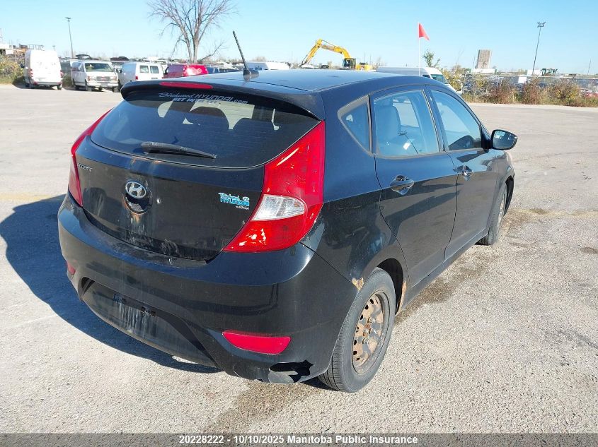 2013 Hyundai Accent Gl VIN: KMHCT5AE1DU076560 Lot: 20228222