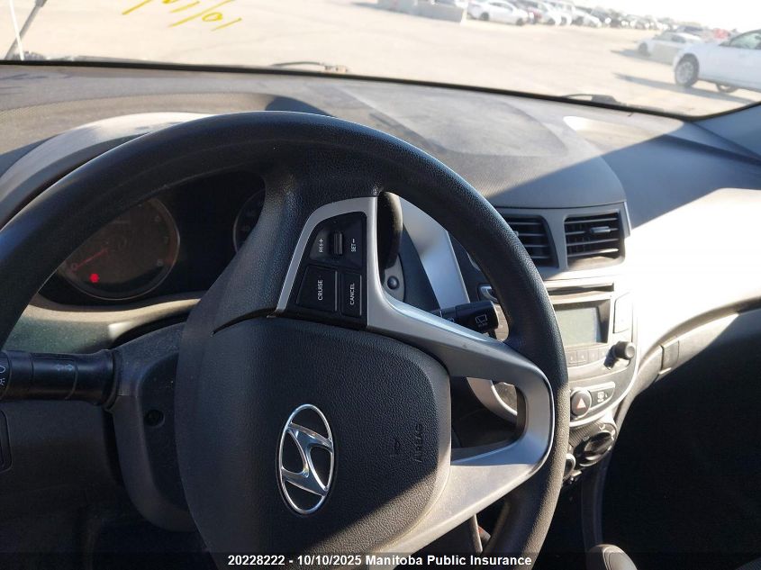 2013 Hyundai Accent Gl VIN: KMHCT5AE1DU076560 Lot: 20228222