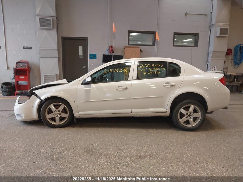 2009 Pontiac G5 Se VIN: 1G2AS55H897284870 Lot: 20228235