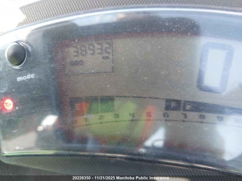 2009 Kawasaki Ex650 Ninja 650R VIN: JKAEXEC119DA26564 Lot: 20228350