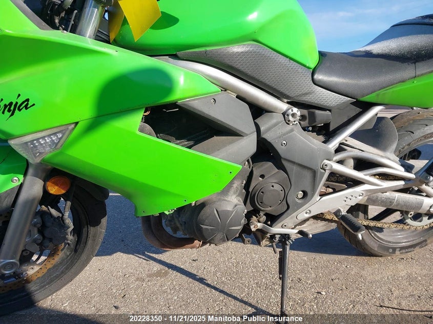2009 Kawasaki Ex650 Ninja 650R VIN: JKAEXEC119DA26564 Lot: 20228350