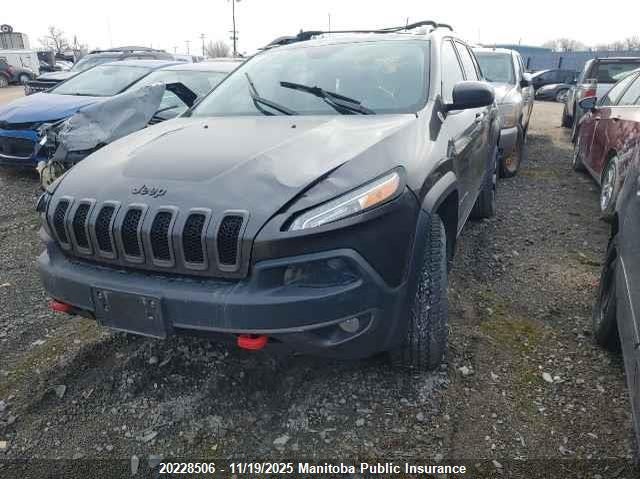 1C4PJMBB4GW308460 2016 Jeep Cherokee Trailhawk auction photo 1