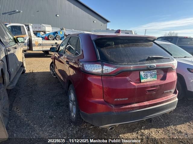 2FMPK4K87GBC22168 2016 FORD EDGE photo no. 3