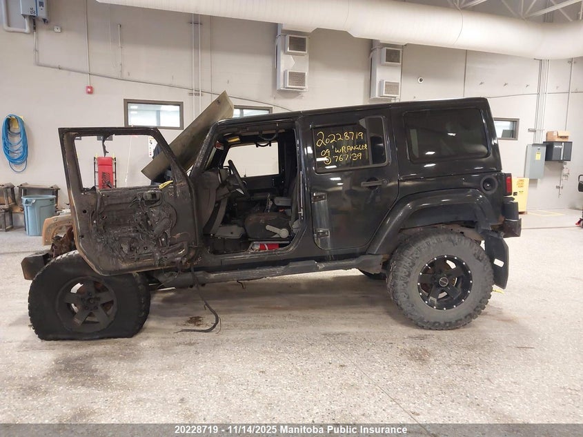 2009 Jeep Wrangler Unlimited Sahara VIN: 1J4GA59139L767139 Lot: 20228719