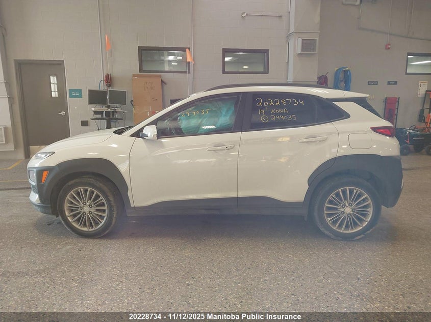 2019 Hyundai Kona Luxury VIN: KM8K6CAAXKU244035 Lot: 20228734