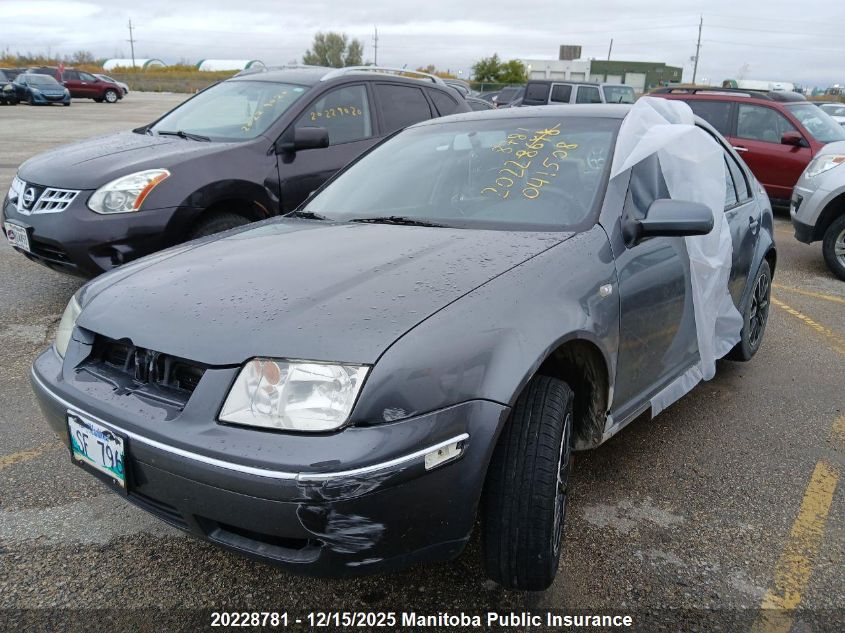 2005 Volkswagen Jetta Gls VIN: 3VWSK29M05M041508 Lot: 20228781