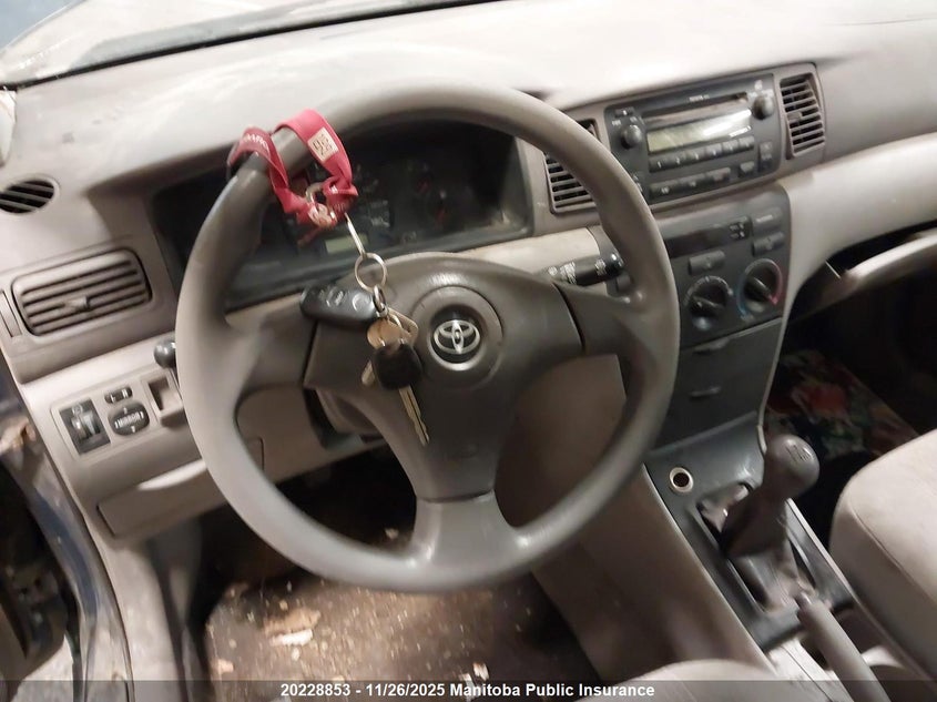 2008 Toyota Corolla Le VIN: 2T1BR32E78C923778 Lot: 20228853