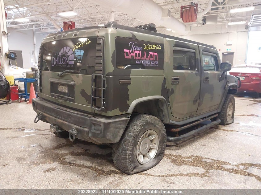5GRGN23U05H104814 2005 HUMMER H2 photo no. 4