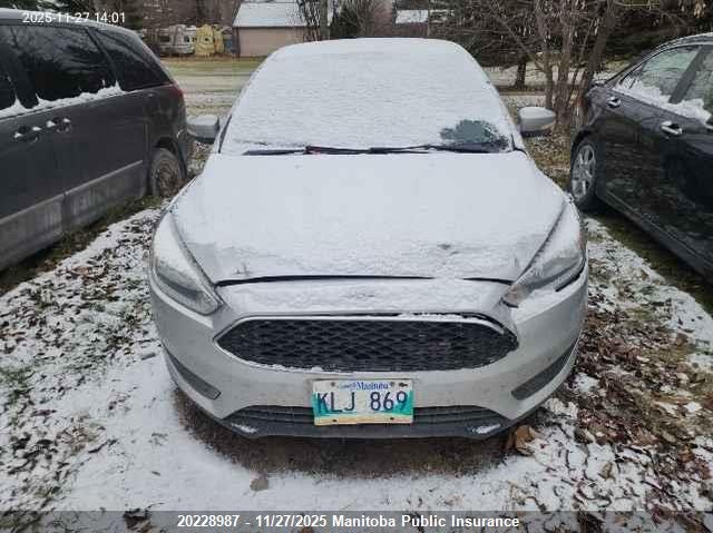 2015 Ford Focus Se VIN: 1FADP3K2XFL224984 Lot: 20228987