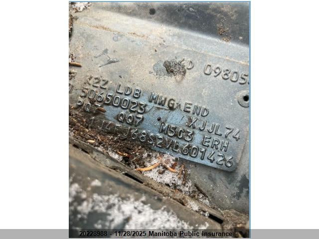 1997 Jeep Cherokee Sport VIN: 1J4FJ68S2VL601426 Lot: 20228988